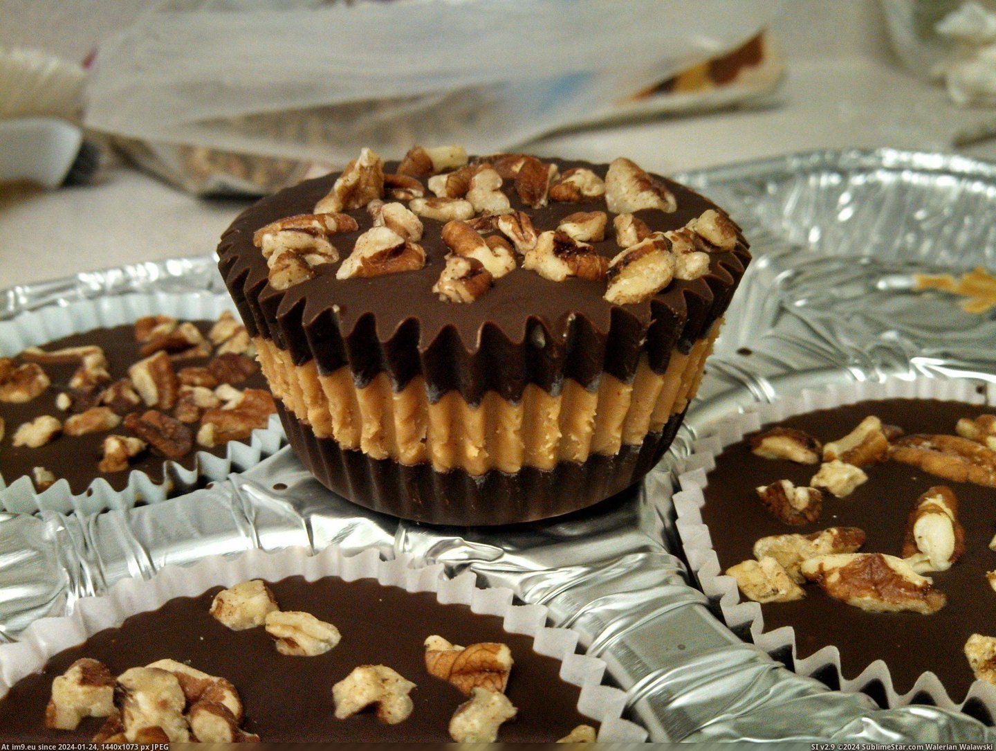 #Cup #Peanut #Butter #Homemade [Pics] Homemade Peanut Butter Cup Pic. (Изображение из альбом My r/PICS favs))