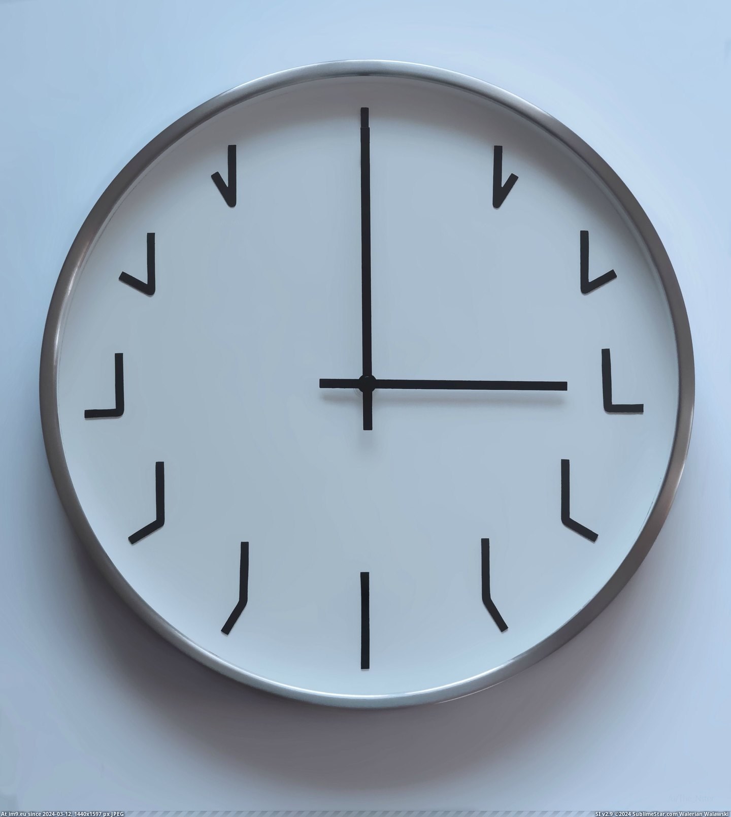  #Clock  [Pics] I made a Redundant Clock. Pic. (Image of album My r/PICS favs))