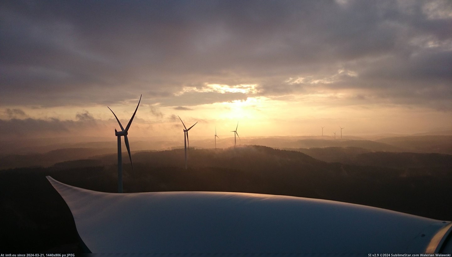 #Work #Amazing #Wind #Turbine #Sweden #Tech [Pics] I work as a wind turbine tech in Sweden. The view some days are just amazing. Pic. (Image of album My r/PICS favs))
