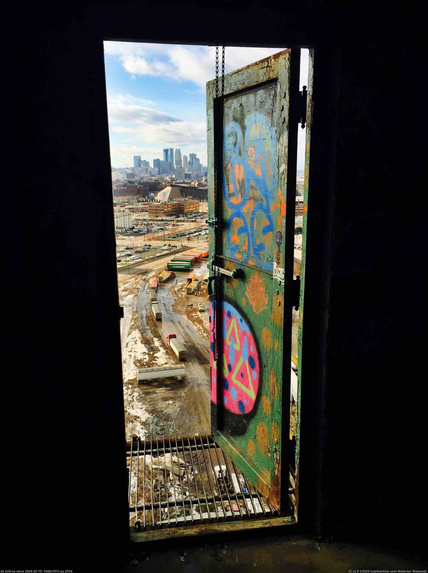 #Top #Abandoned #Exploring #Minneapolis #Floor #Mill [Pics] Minneapolis from the top floor of an abandoned mill we were exploring yesterday. Pic. (Image of album My r/PICS favs))