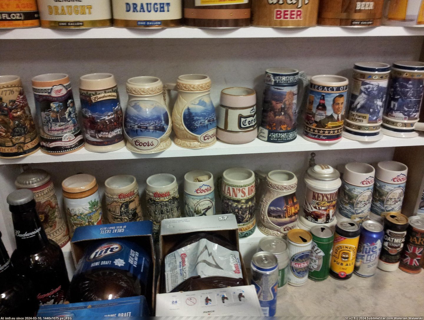 #Collection #For #Years #Grandpa #Cans #Collecting #Share #Thought #Beer [Pics] My grandpa has been collecting beer cans for over thirty years, so I thought I would go ahead and share his collection wi Pic. (Bild von album My r/PICS favs))