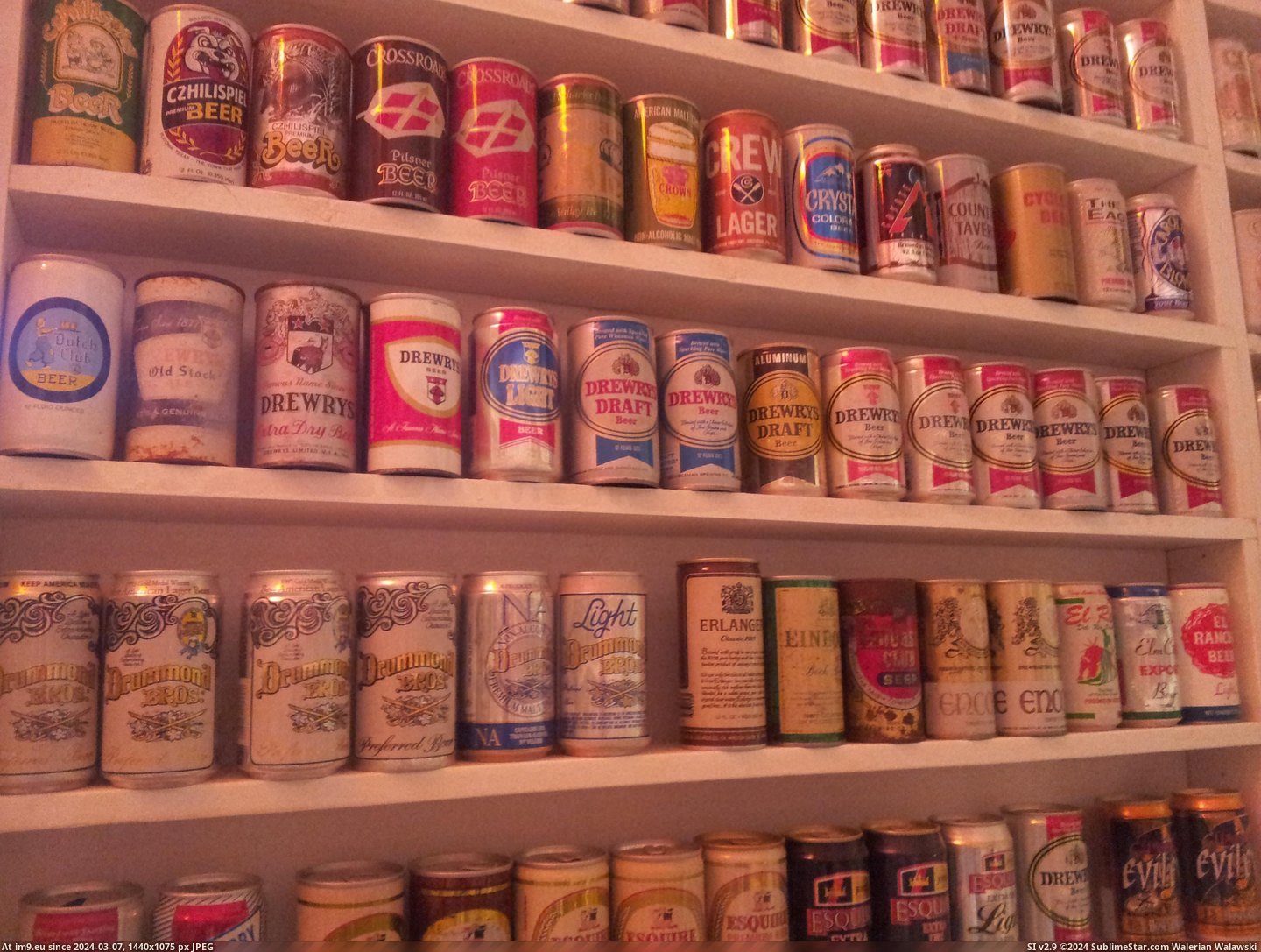 #Collection #For #Years #Grandpa #Cans #Collecting #Share #Thought #Beer [Pics] My grandpa has been collecting beer cans for over thirty years, so I thought I would go ahead and share his collection wi Pic. (Изображение из альбом My r/PICS favs))