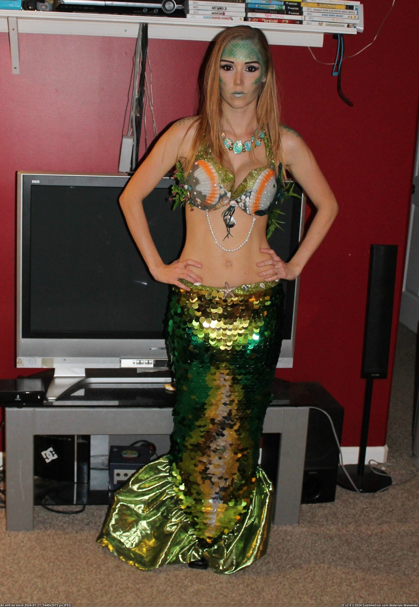 #Costume #Homemade #Mermaid [Pics] My homemade mermaid costume! 1 Pic. (Bild von album My r/PICS favs))