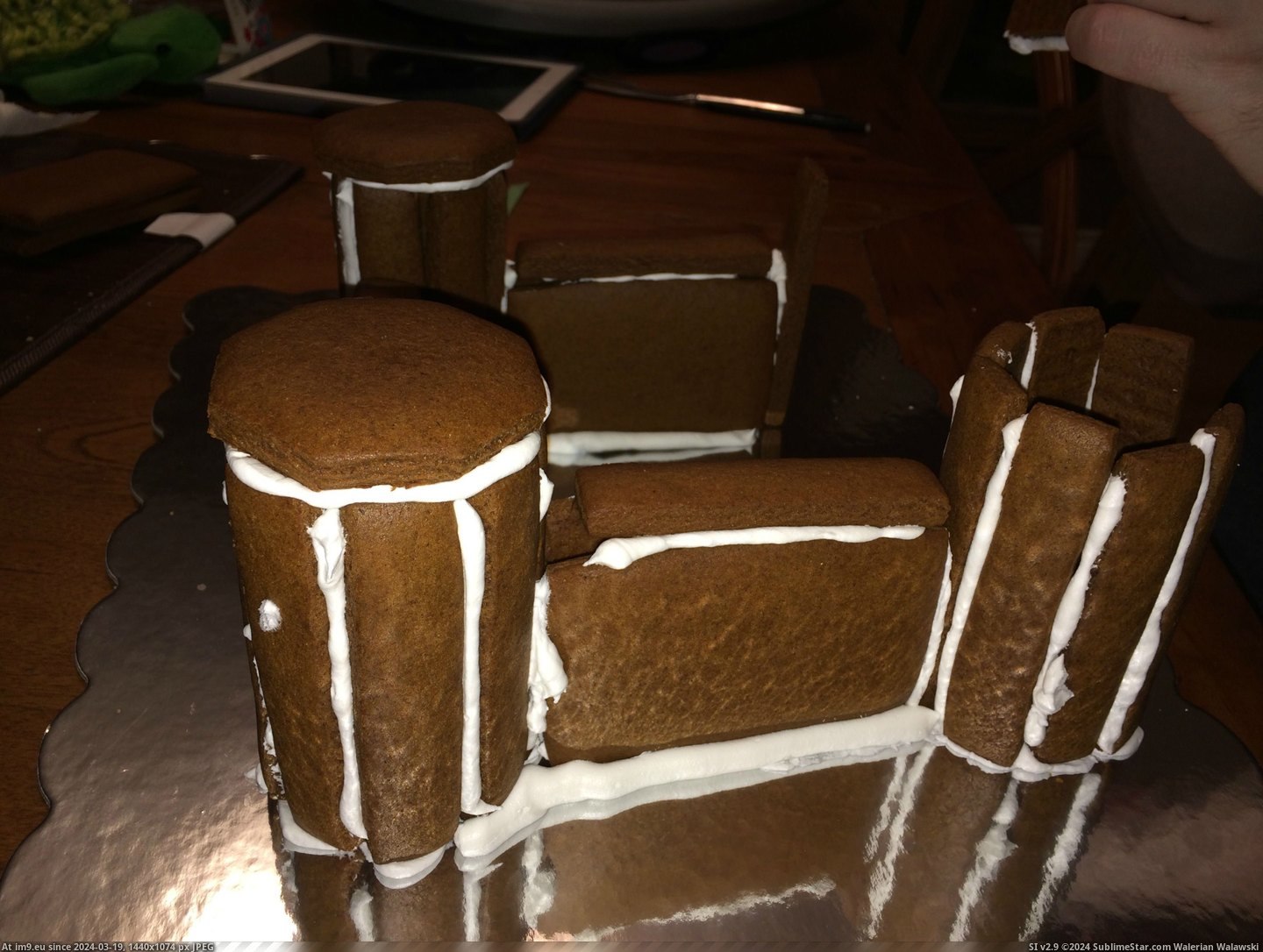 #Husband #Get #Our #Divorced #Collaborated #Project #Gingerbread #Success [Pics] My husband and I collaborated on our first gingerbread project and didn't get divorced...success! 17 Pic. (Изображение из альбом My r/PICS favs))