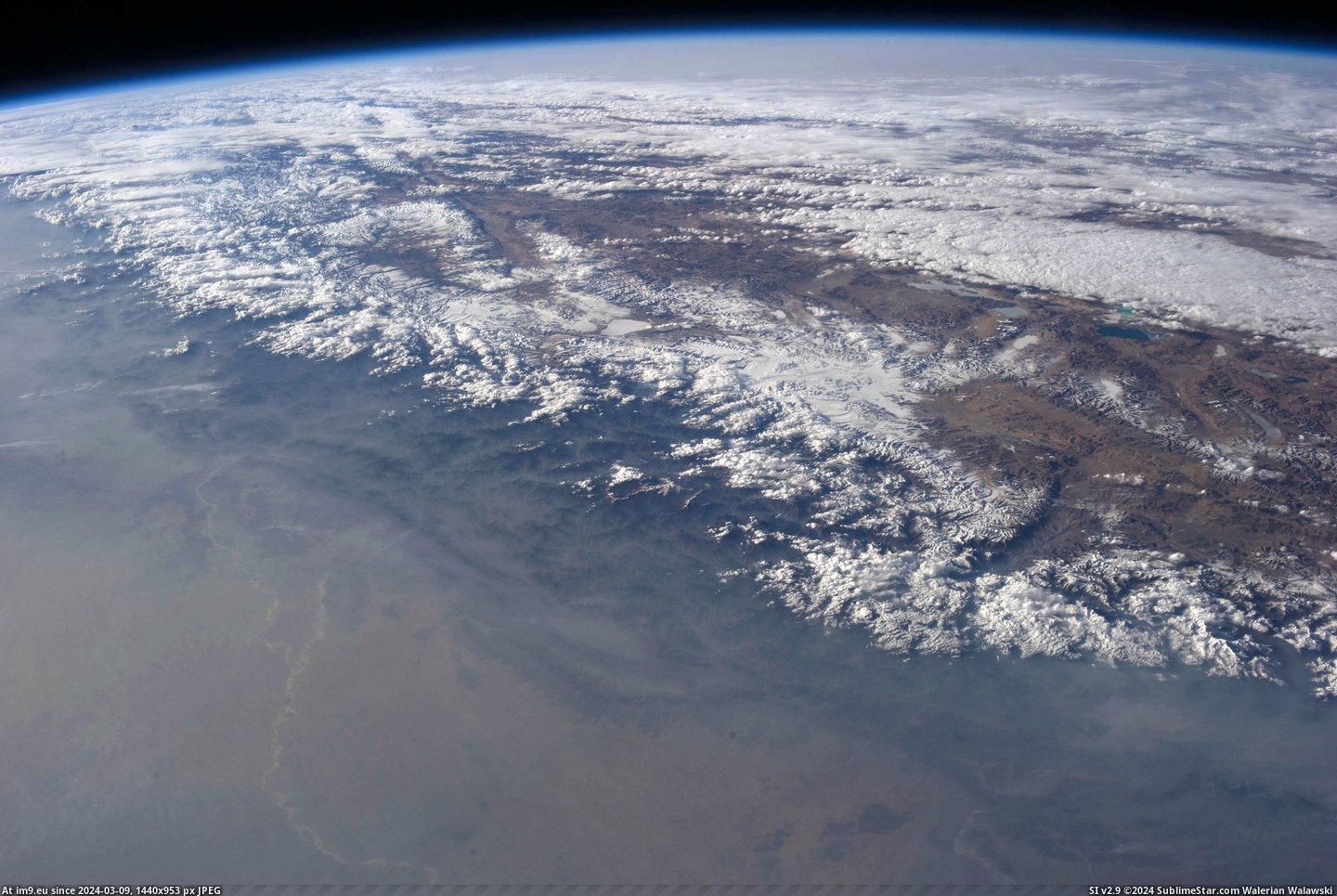 #Time #Not #Himalayas #Rendered #Space #Computer [Pics] The Himalayas from space. This time, not rendered on a computer, and actually from space. Pic. (Image of album My r/PICS favs))