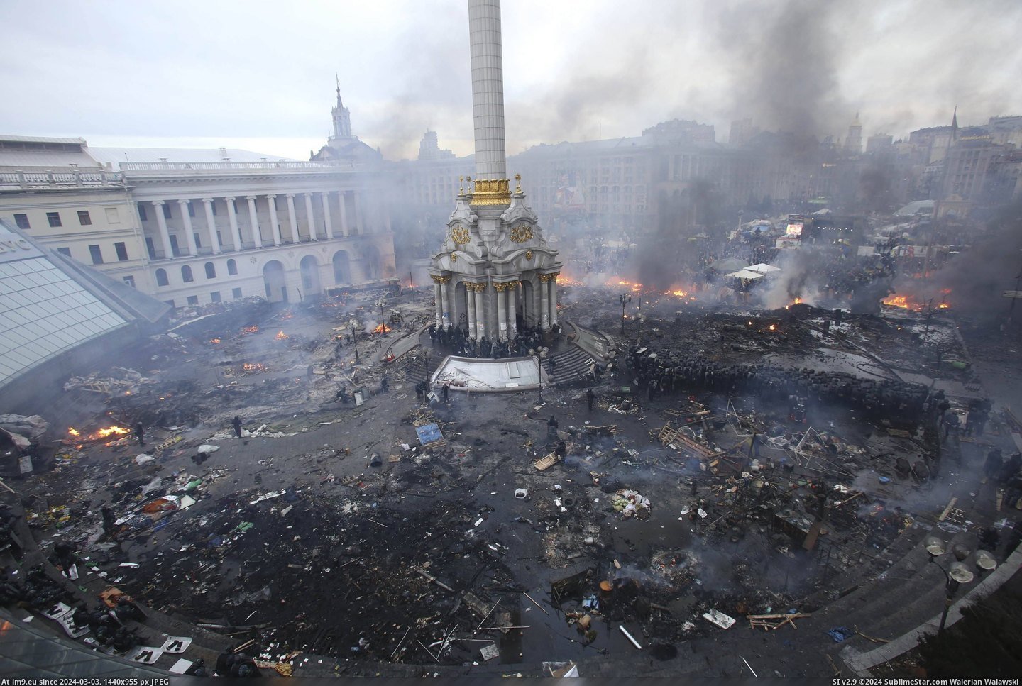 #Night #Kiev #Fight [Pics] This is what Kiev looks like after a night of fight. Pic. (Image of album My r/PICS favs))