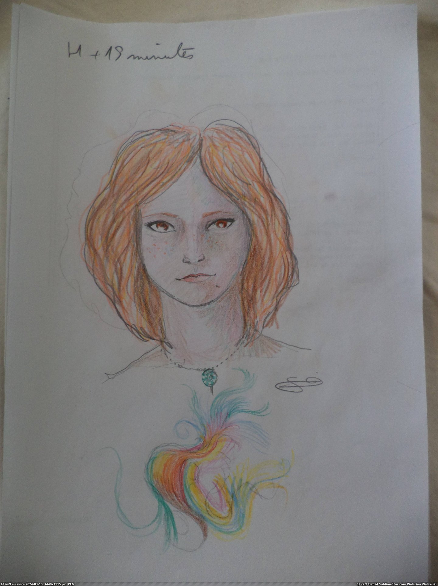 #Time #Friend #Portraits #Lsd #Trip #Drew [Pics] What a LSD trip looks like: a friend of mine drew 11 self-portraits during her first time. 4 Pic. (Изображение из альбом My r/PICS favs))