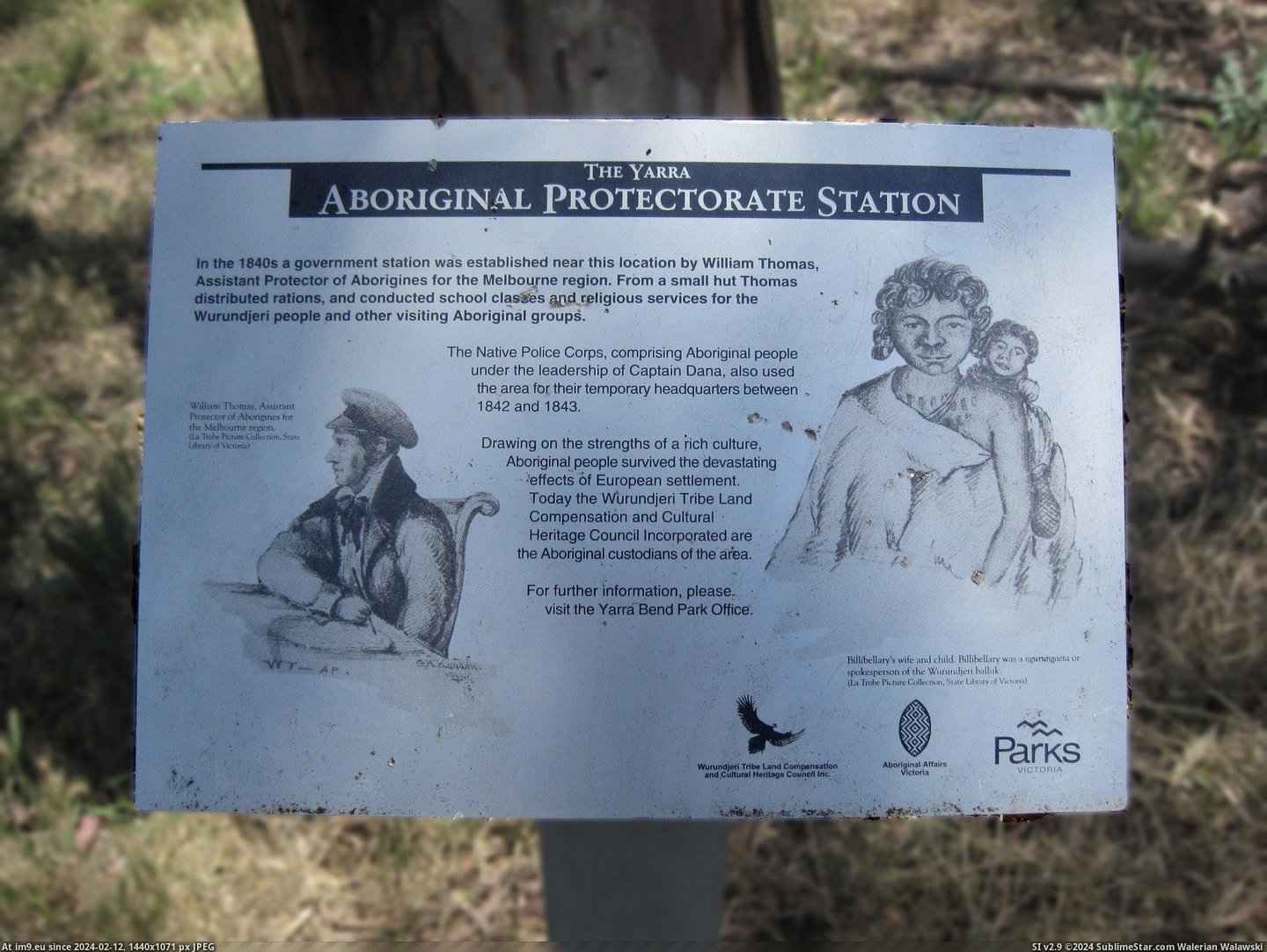 protectorate sign (in Yarra)