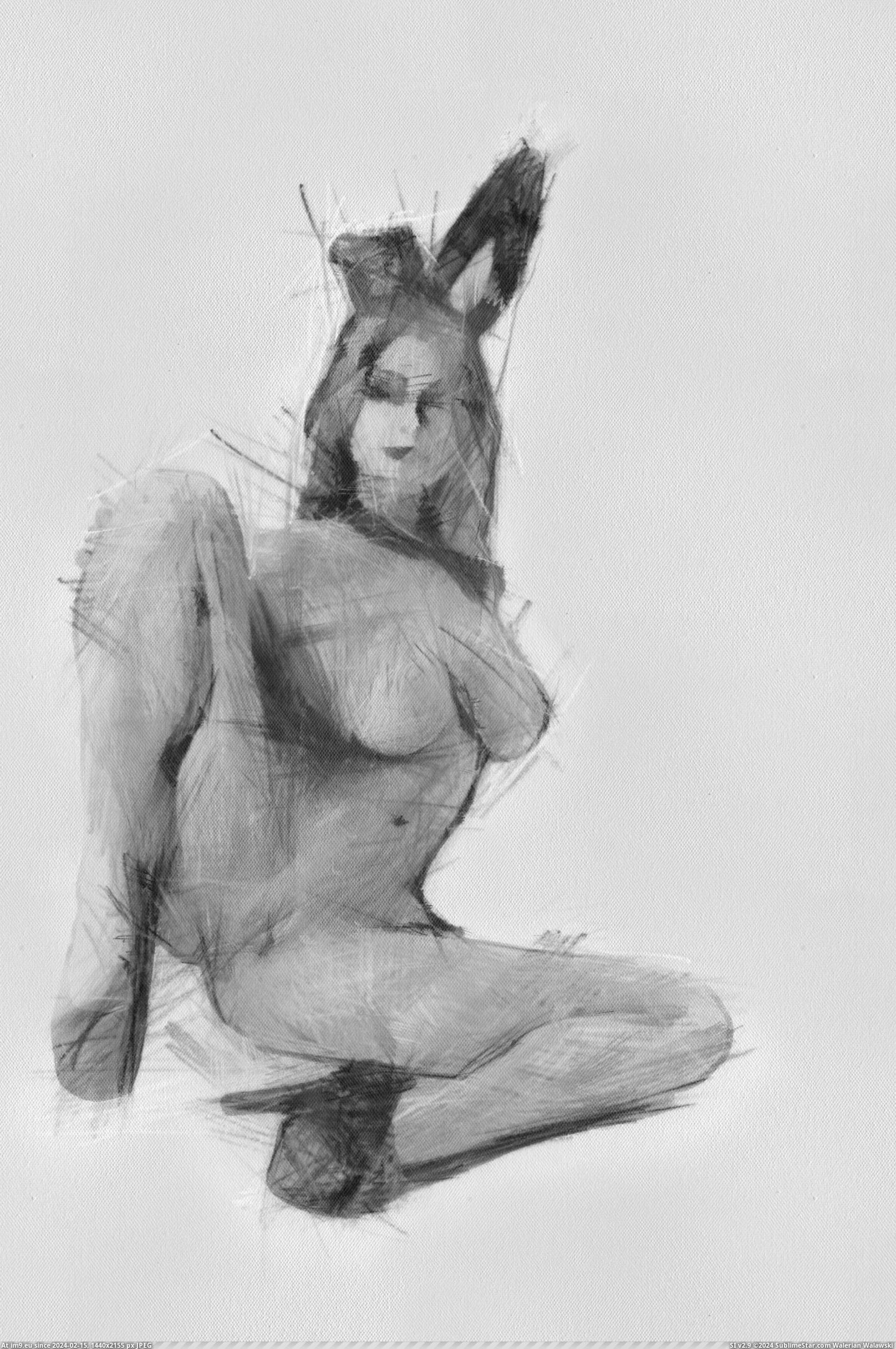 !pussy-bunny_DAP_Pencil (in Adult fineart nude)