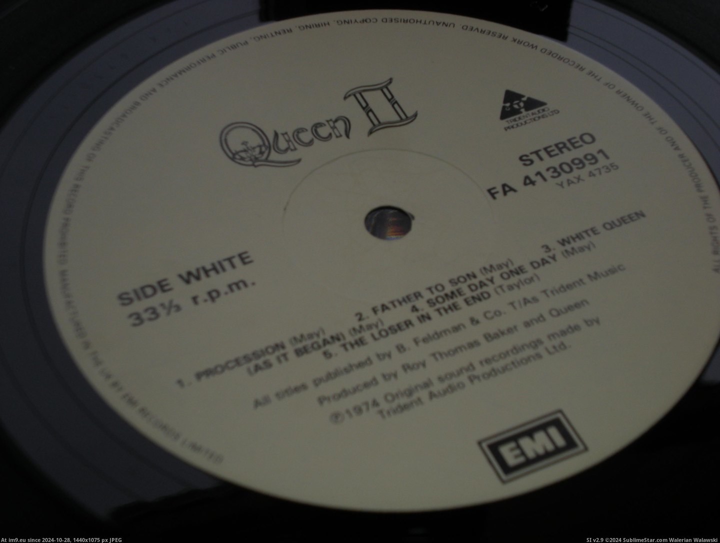  #Queen  Queen II 4 Pic. (Obraz z album new 1))