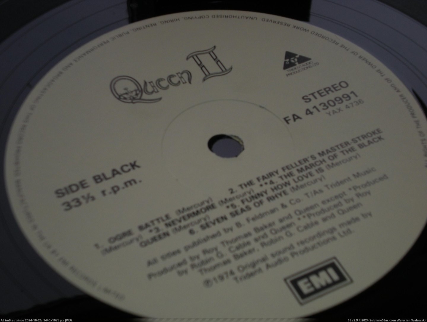  #Queen  Queen II 7 Pic. (Imagen de album new 1))