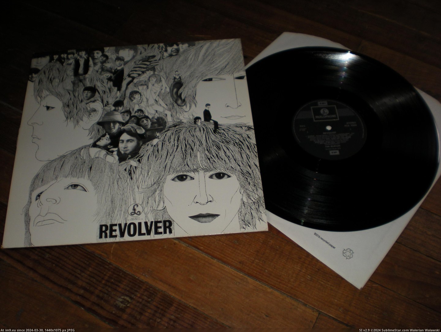 #Revolver  #Barcoded Revolver barcoded 2 Pic. (Image of album new 1))