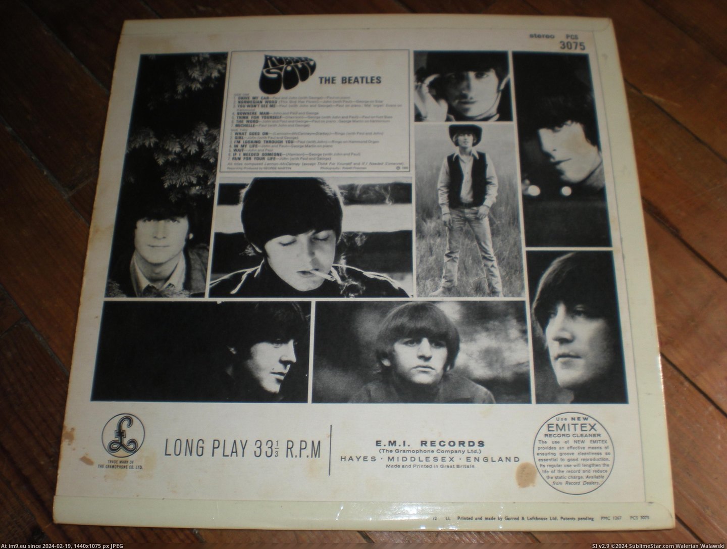 #Rubber #Stereo #Soul Rubber Soul STEREO 7 Pic. (Image of album new 1))