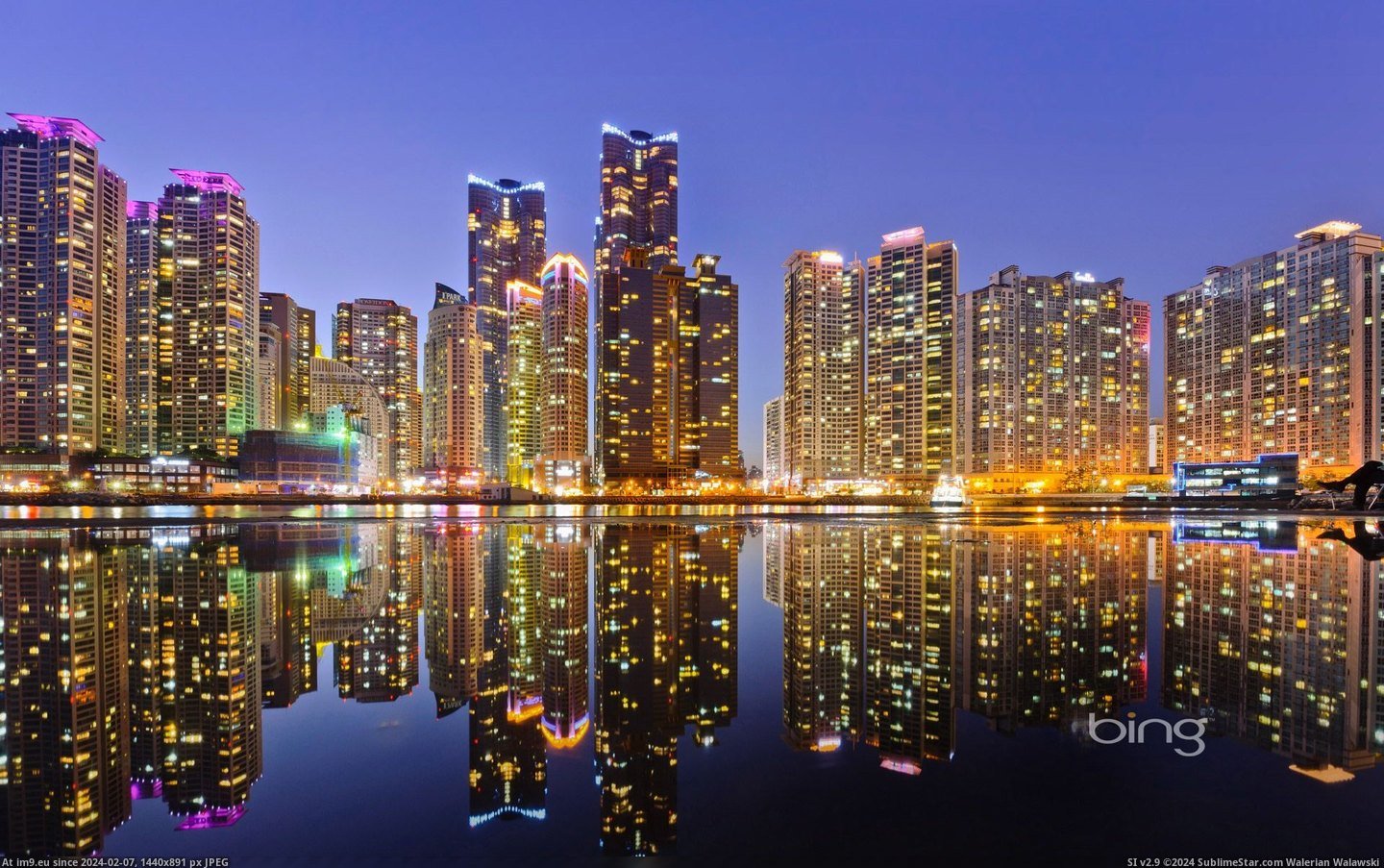 Skyline of Marine City in Busan, South Korea (Topic Photo Agency - Corbis) 2013-03-12 (in Best photos of March 2013)