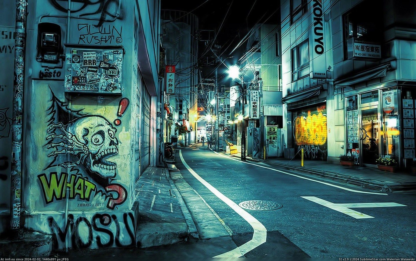 Street Graffiti In Tokyo World Hd Wallpaper 1920X1200 2664 (HD) (in Tokyo HD Wallpapers)