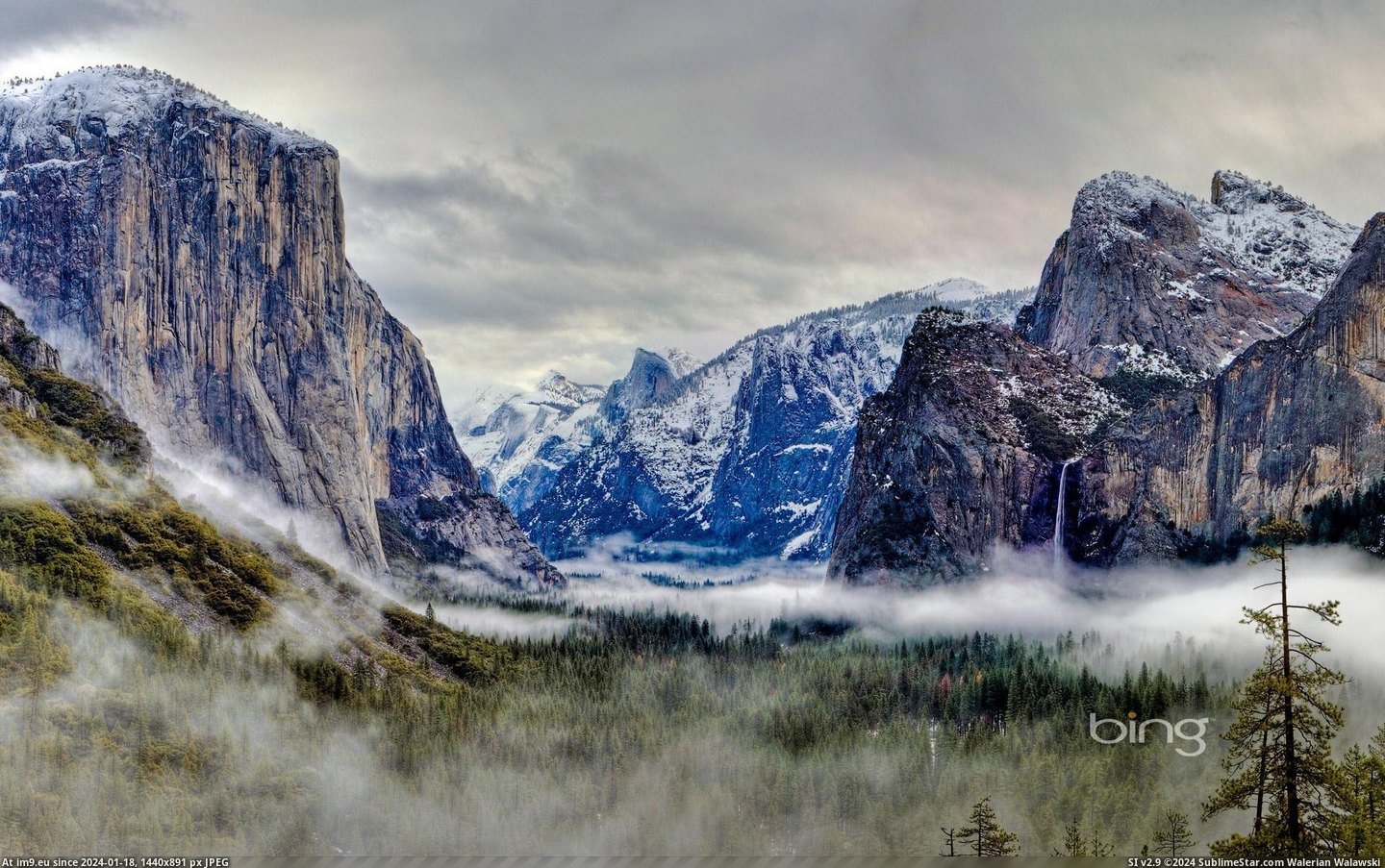 Tunnel View in Yosemite National Park, California (©Corbis) (in December 2012 HD Wallpapers)