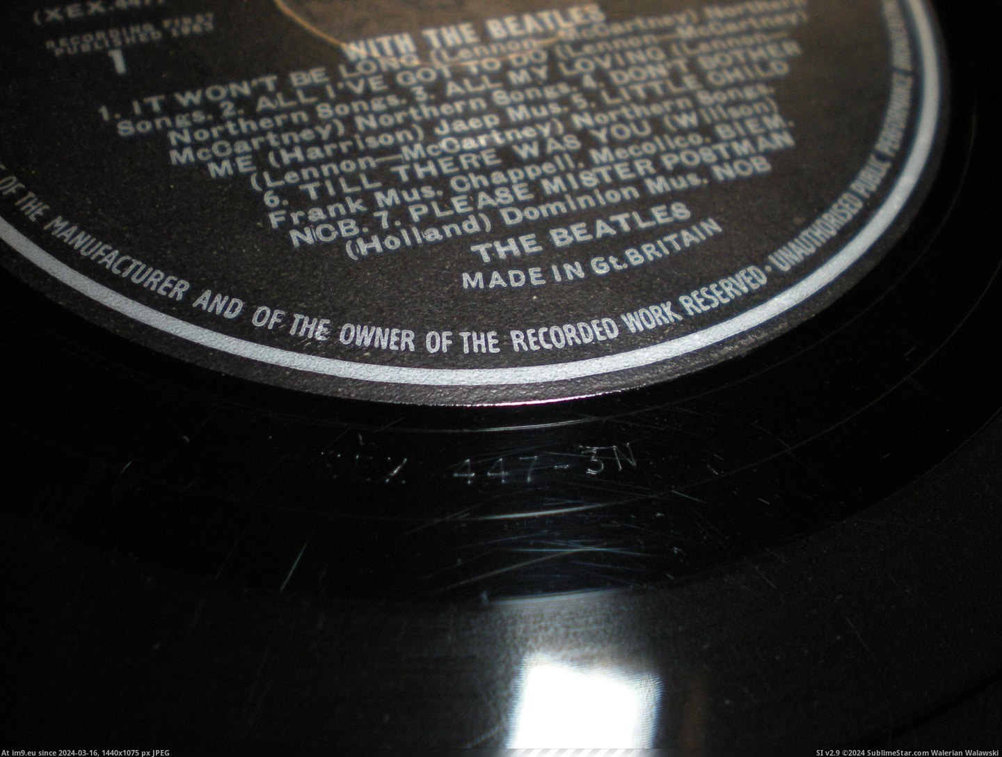 #Records  #Vinyl With The 3N 6 Pic. (Obraz z album new 1))
