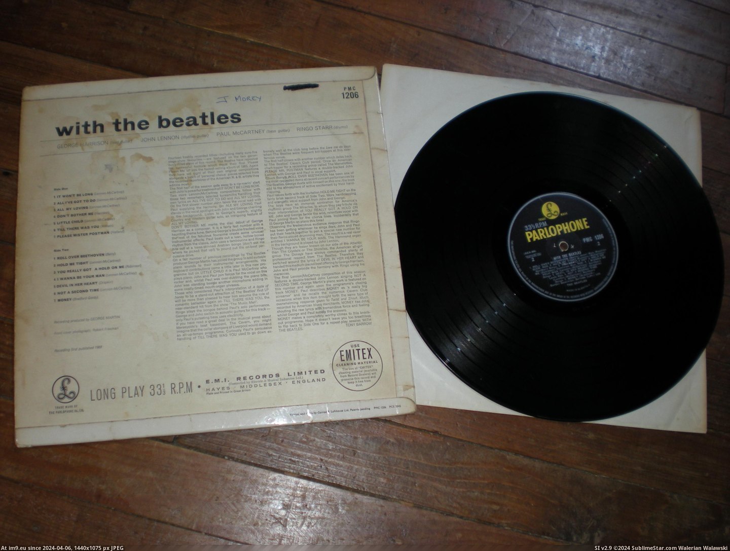  #Beatles  With The Beatles 7N 4 Pic. (Obraz z album new 1))