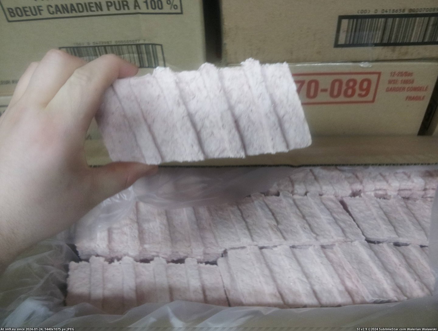 #Wtf #Photo #Works #Mcdonald #Mcrib #Buddy #Raw #Meat [Wtf] My buddy works at McDonald's and sent me this photo of raw McRib meat. Pic. (Image of album My r/WTF favs))