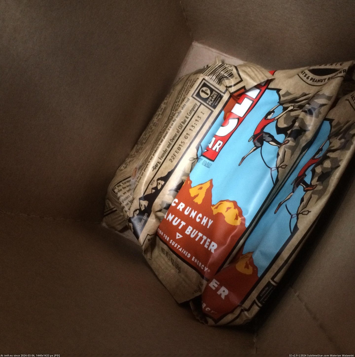 #Wtf #Way #Box #Bit #Ate #Cliff #Protein #Glad #Extra #Bar #Noticed [Wtf] My Cliff Bar had a bit of extra protein today, I'm glad I noticed before I ate it... however I am 1-2 way through the box  Pic. (Изображение из альбом My r/WTF favs))