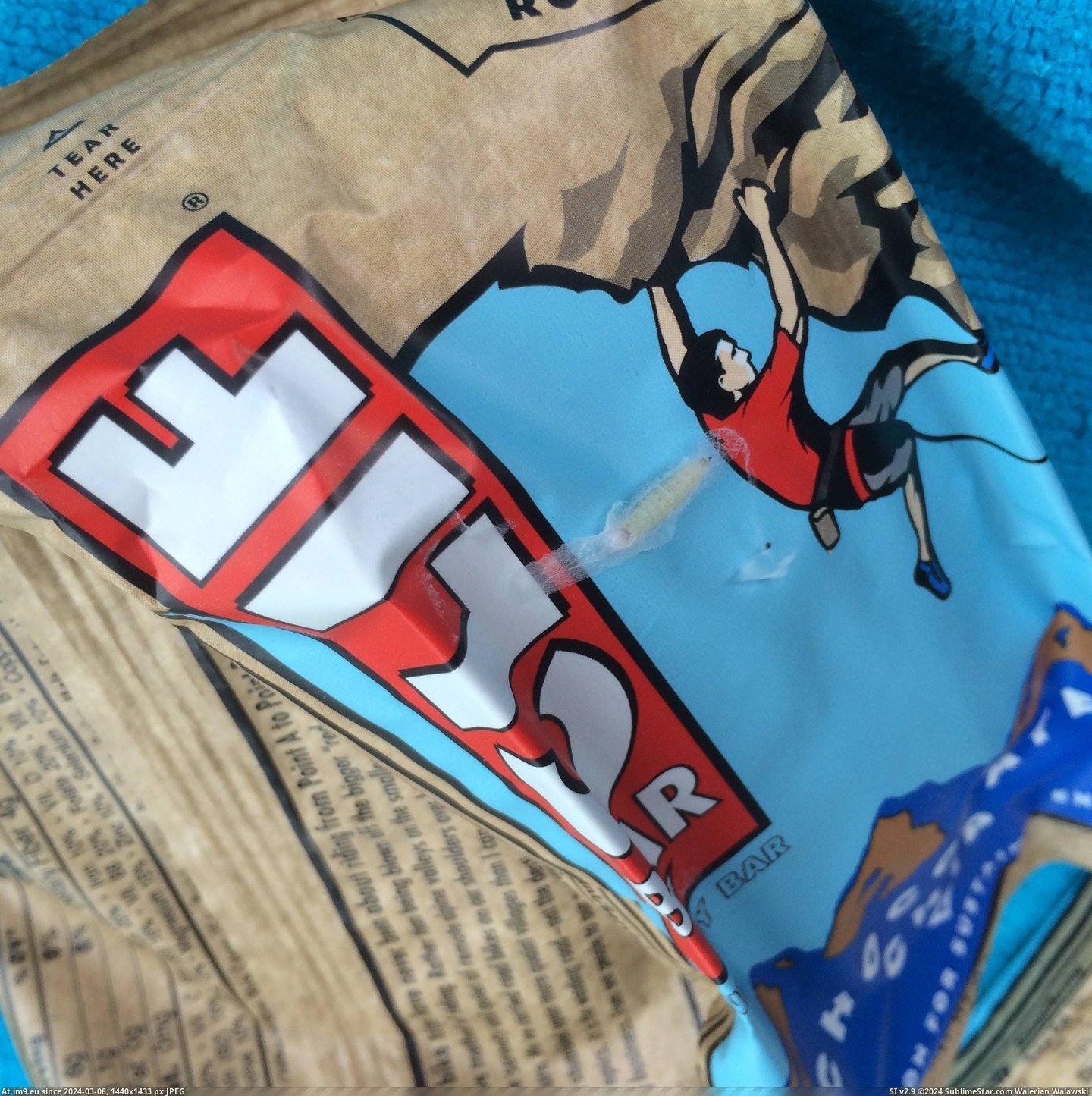 #Wtf #Way #Box #Bit #Ate #Cliff #Protein #Glad #Extra #Bar #Noticed [Wtf] My Cliff Bar had a bit of extra protein today, I'm glad I noticed before I ate it... however I am 1-2 way through the box  Pic. (Изображение из альбом My r/WTF favs))