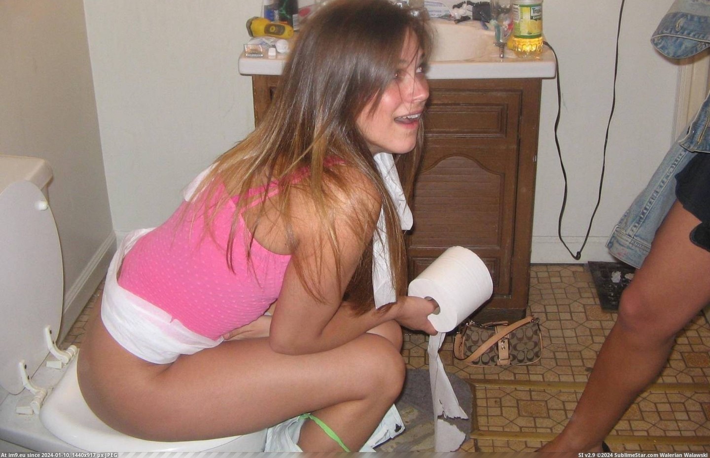 Young Teen Girls Pissing On Toilets 2 (WC toilet bowl peeing porn) (in Teen Girls Pissing Porn (Young Teens Toilet Peeing))